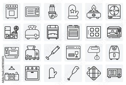 Modern Kitchen And Baking Appliances – Air Fryer, Bread Maker, Oven, And Stove For Contemporary Culinary Designs