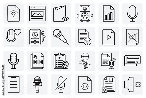 Audio Content Within Documents – Music, Recording, Microphone Input, And Mute Controls For Interactive Media Files