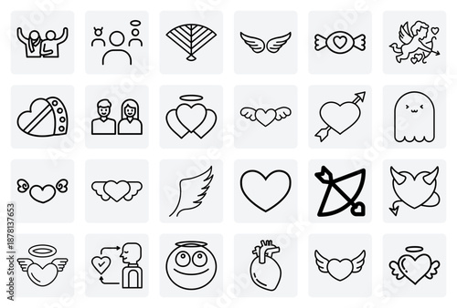 The Duality Of Good And Evil – Representing Conscience, Temptation, And Moral Choices With Angel And Devil Figures