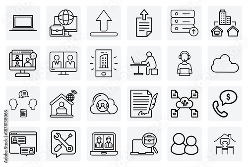 The Online Job Market And Remote Work – Job Vacancies, Digital Briefs, And Virtual Meetings For Employment And Hr Topics