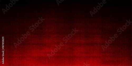 A vintage dark red abstract grunge background features an aged paper texture and textured fabric canvas pattern for an antique wall material design