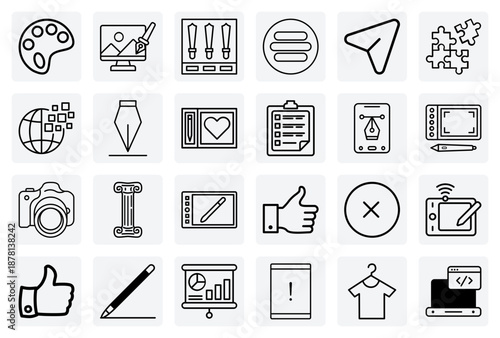 Creative Process And Artistic Tools – Digital Drawing Tablets, Dslr Cameras, And Pens For Art And Design Projects