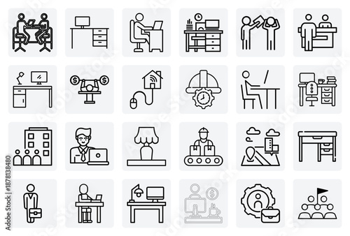 Home Office And Bathroom Fixtures – Working Desk, Armchair, And Bidet For Modern Interior Designs