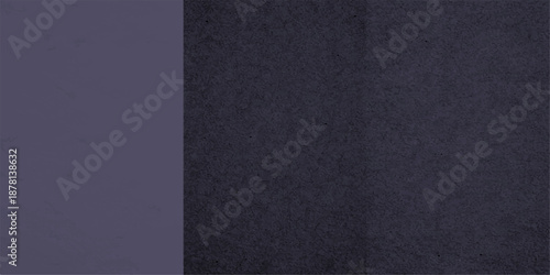 Dark blue and black paper background featuring a dark textured leather and rough fabric material surface with a macro closeup gray textile pattern design