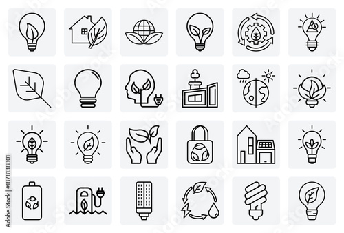 Renewable And Green Energy Solutions – Green Factories, Eco Houses, And Energy-Efficient Light Bulbs To Combat Climate Change