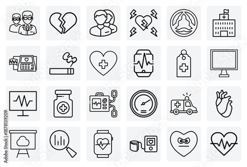 Heart Attack Emergency And Medical Response – Ambulance, Hospital Care, And Cardiac Analysis For Acute Coronary Events