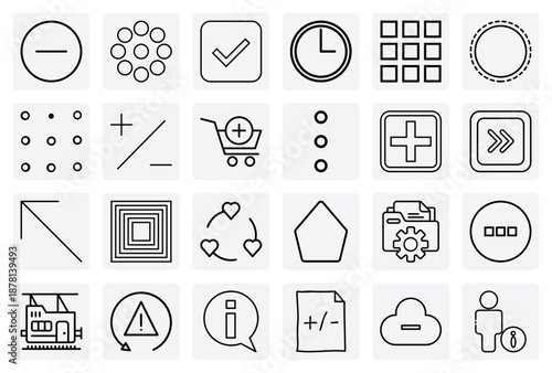 Basic User Interface Elements For Web And App Design – Checkboxes, Radio Buttons, And Information Markers For Digital Projects