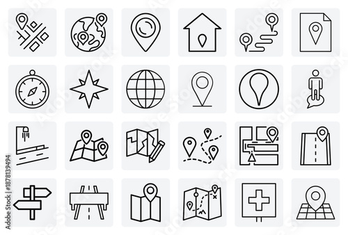 Street Maps And Urban Navigation – Route Planning, Compass Directions, And Location Finding For City Travel And Gps Interfaces