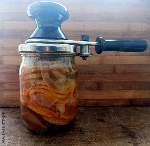 Fotografia Home canning process