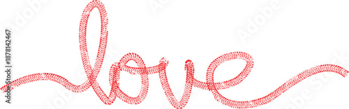 Tire tracks in heart form. One line love heart .Car thread silhouette. Vector illustration.