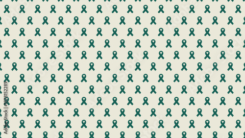 Repeating blue awareness ribbons Vector