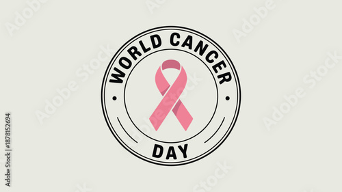 Celebrate world cancer day Vector