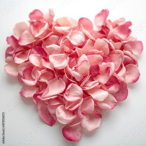 Soft Close-up of Floral Love Symbol