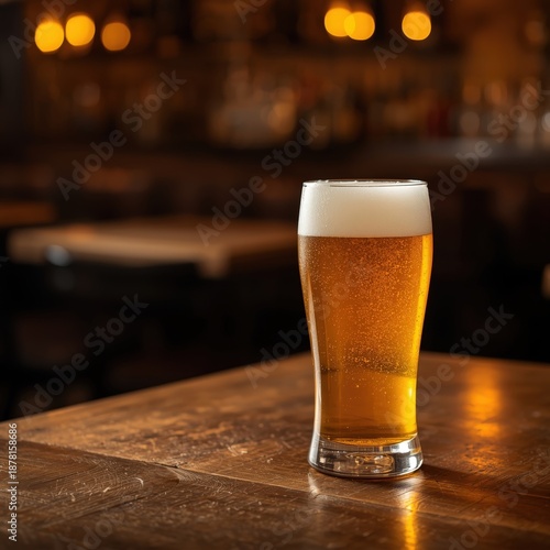 Refreshing Glass of Beer