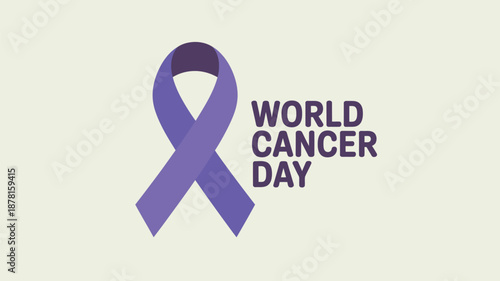 Celebrate world cancer day Vector