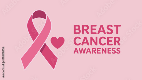 Breast cancer awareness ribbon Vector
