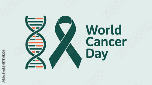 Celebrating world cancer day Vector