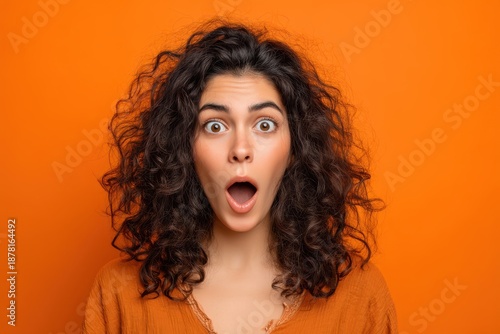 Curly-haired person with a ...