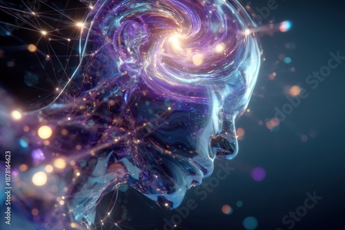 Abstract digital artwork of...