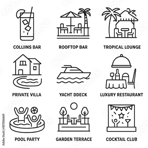 Chic scenes: cocktail bars, villas, yachts, and more luxury destinations