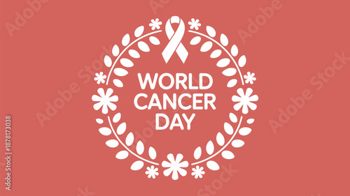 Celebrating world cancer day Vector