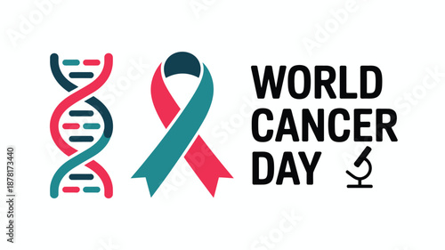Celebrate world cancer day Vector