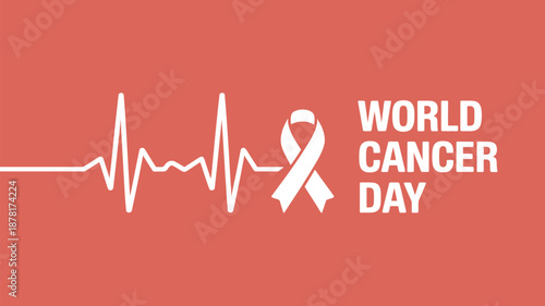 Celebrate world cancer day Vector