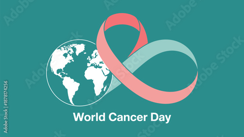 Celebrate world cancer day Vector
