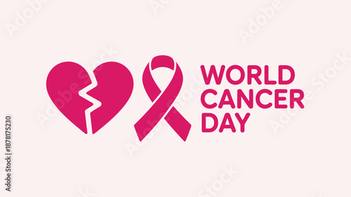 Celebrate world cancer day Vector