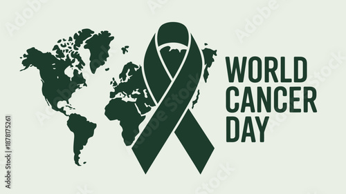 World cancer day awareness Vector