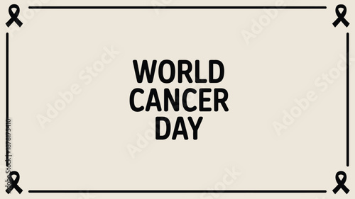 Celebrating world cancer day Vector