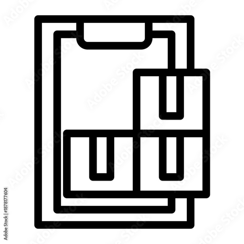 Inventory Supply Icon from Cyber Monday Icon Collection (Outline Style)