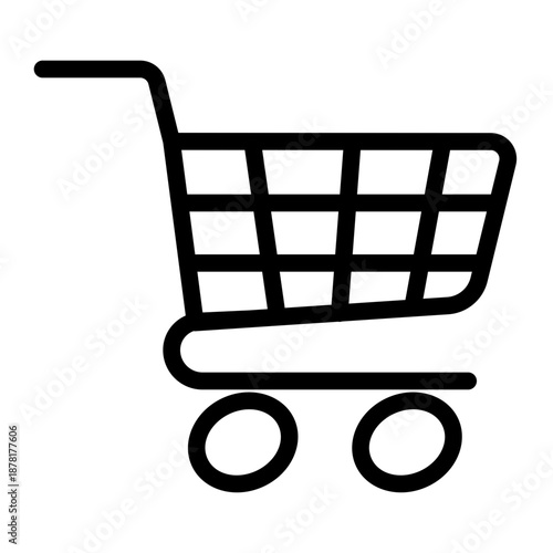 Intelligent Cart Icon from Cyber Monday Icon Collection (Outline Style)