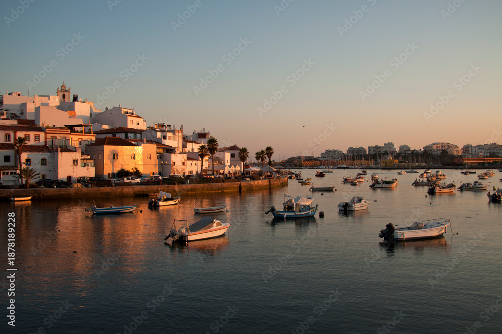 Fototapeta premium Ferragudo, a typical city of Algarve, Portugal