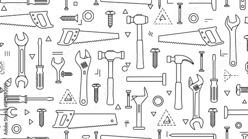 Collection of various tools and equipment for diy projects and construction work