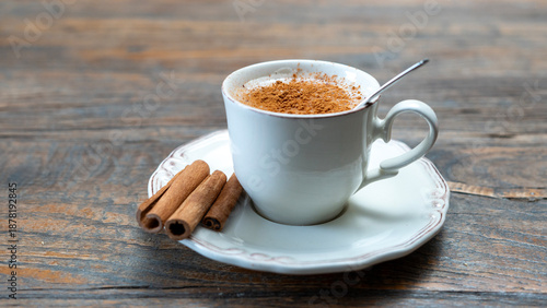 a cup of hot salep