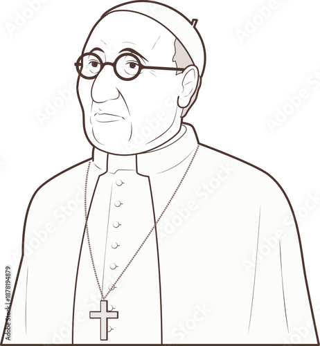 昔のローマ法王っぽい人