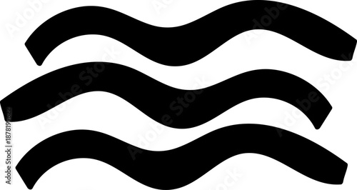 Scandinavian Motif Wave Lines Symbol