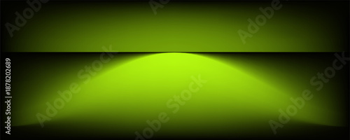 Abstract gradient podium background. Empty yellow 3D studio background. Clean scene for product presentation mockup template. eps 10