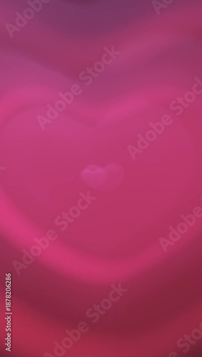 Vertical background with heart animation