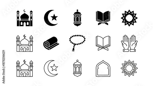 Islamic Symbols and Icons Collection 2.