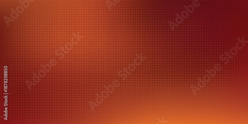 Warm Orange Red Abstract Gradient With Halftone Dots For Background Design Texture Pattern Digital Graphic