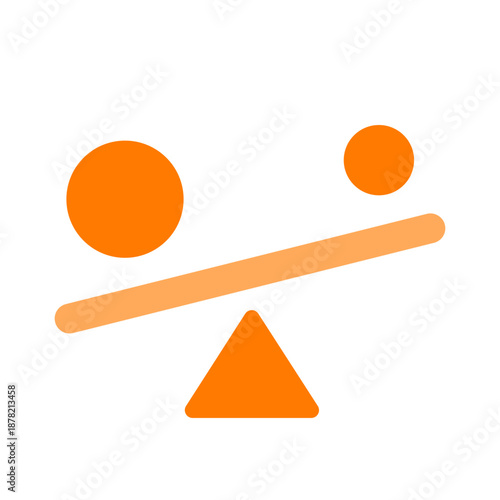 physics orange icon