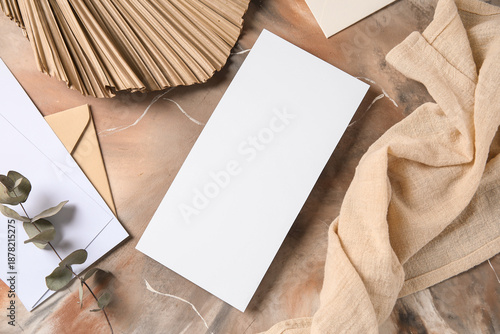 Envelope with blank cards, ...