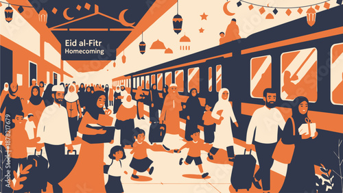 Eid al Fitr Celebration at Railway Station
