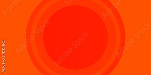 Abstract orange gradient background featuring bold overlapping circular shapes with smooth transitions of red, orange, and yellow tones.