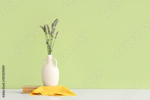 Minimal still life with lav...