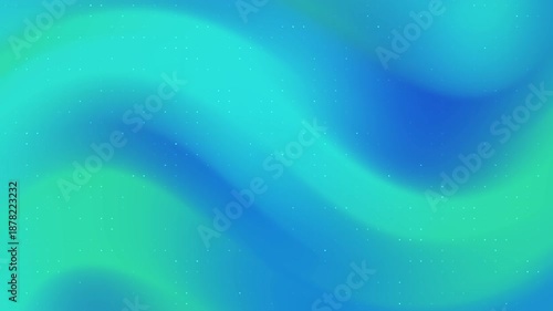 Abstract blurry wave pattern in shades of blue and green, suitable for digital backgrounds, web design, or artistic projects. Perfect for calming aesthetics.
