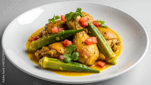 Brazilian Chicken Stew with Okra (Frango com Quiabo)