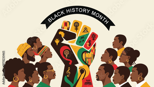 A diverse group of people celebrating Black History Month (3)